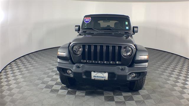 used 2021 Jeep Wrangler Unlimited car, priced at $30,293