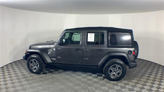 used 2021 Jeep Wrangler Unlimited car, priced at $30,293