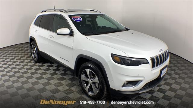 used 2021 Jeep Cherokee car, priced at $24,620