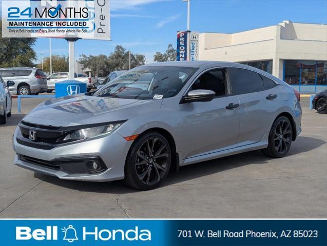 used 2020 Honda Civic car, priced at $18,991