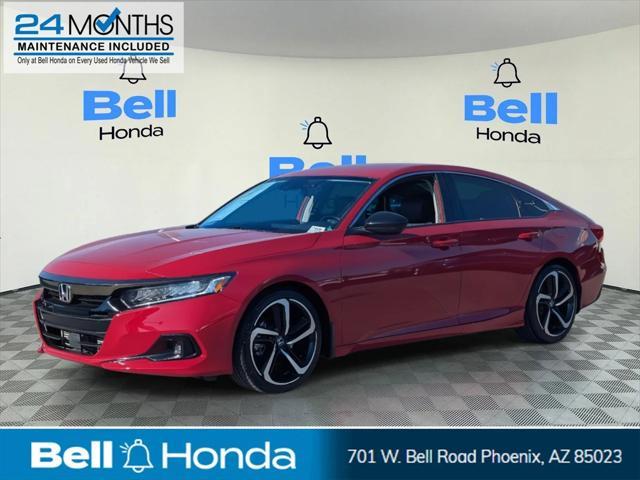 used 2021 Honda Accord car, priced at $23,521