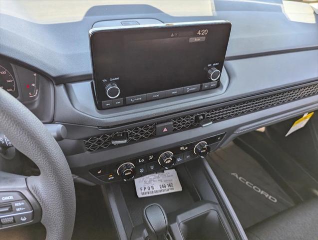 new 2025 Honda Accord car, priced at $30,997