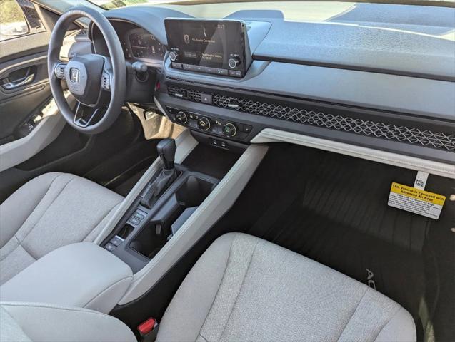 new 2025 Honda Accord car, priced at $30,997