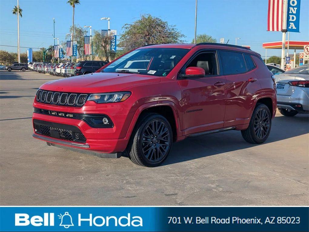 used 2023 Jeep Compass car, priced at $18,557