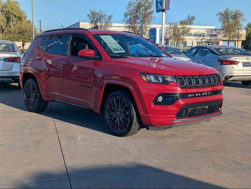 used 2023 Jeep Compass car, priced at $18,557