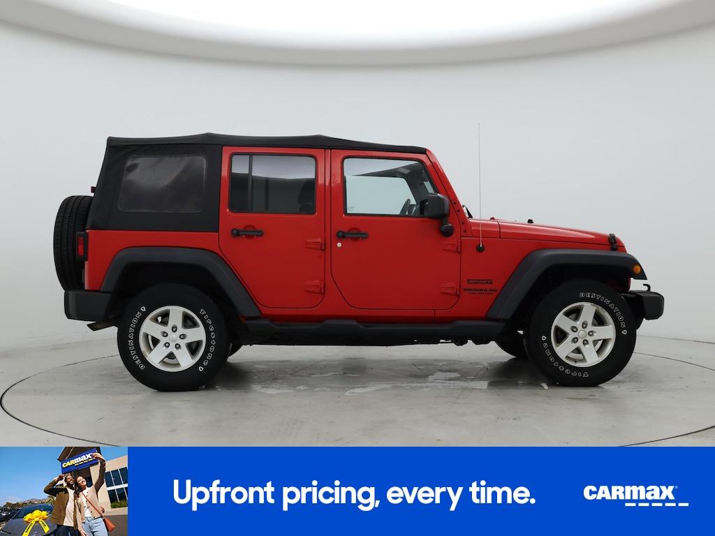 used 2015 Jeep Wrangler car, priced at $19,998