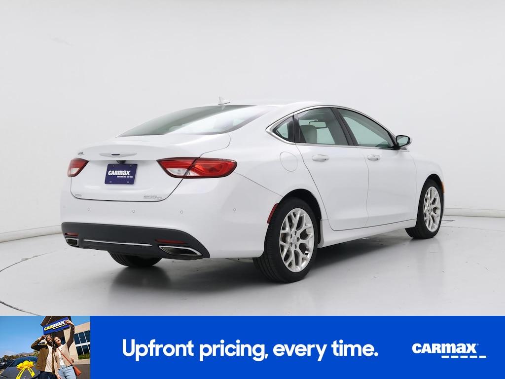 used 2015 Chrysler 200 car, priced at $16,998