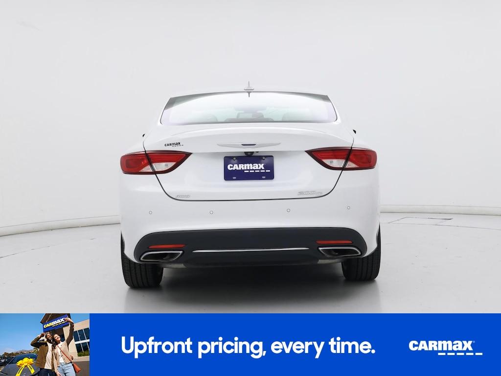 used 2015 Chrysler 200 car, priced at $16,998