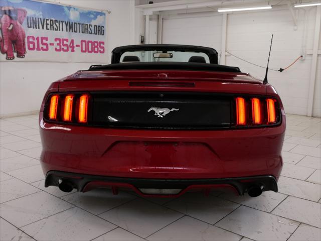 used 2017 Ford Mustang car, priced at $12,825