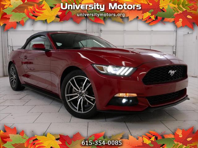 used 2017 Ford Mustang car, priced at $12,825