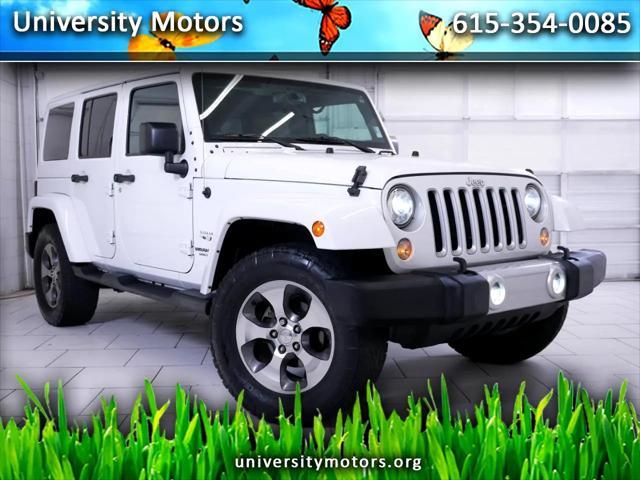 used 2017 Jeep Wrangler Unlimited car, priced at $24,988