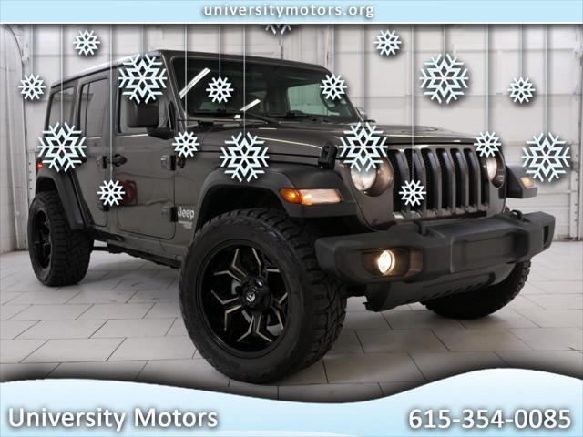 used 2018 Jeep Wrangler Unlimited car, priced at $22,988