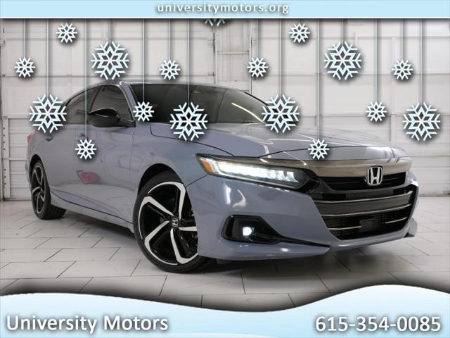 used 2021 Honda Accord car, priced at $22,625