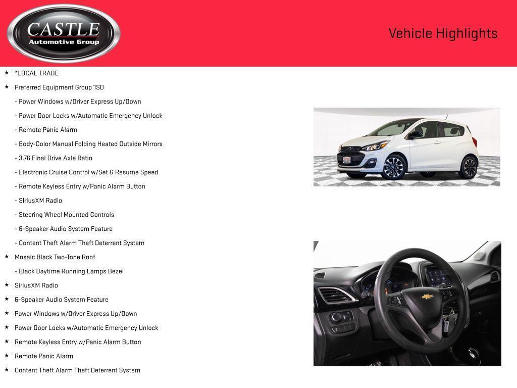 used 2021 Chevrolet Spark car, priced at $12,977