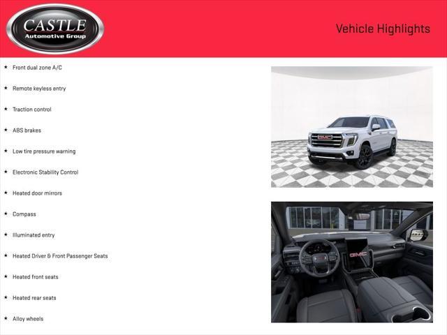 new 2025 GMC Yukon XL car, priced at $77,140