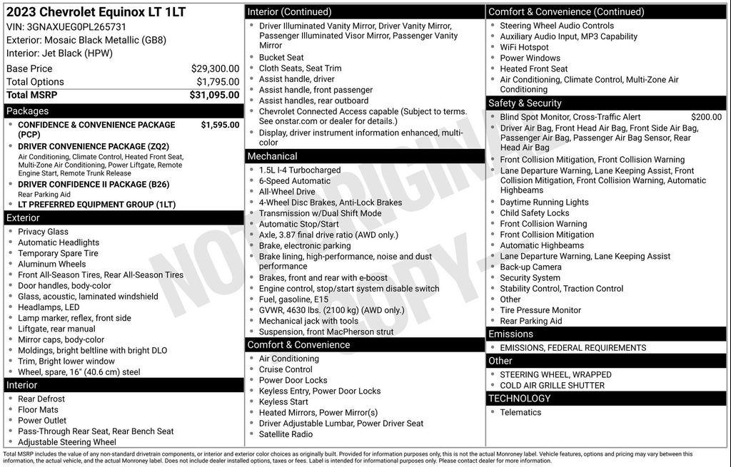 used 2023 Chevrolet Equinox car, priced at $23,477