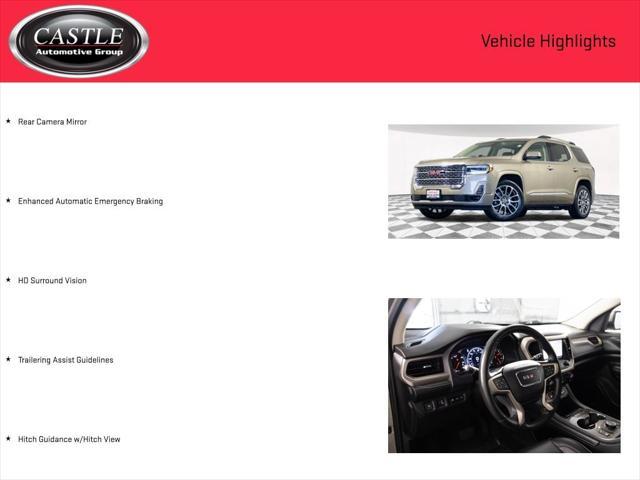 used 2023 GMC Acadia car, priced at $38,977
