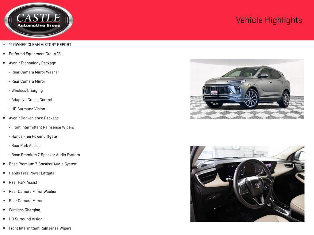 used 2024 Buick Encore GX car, priced at $26,777