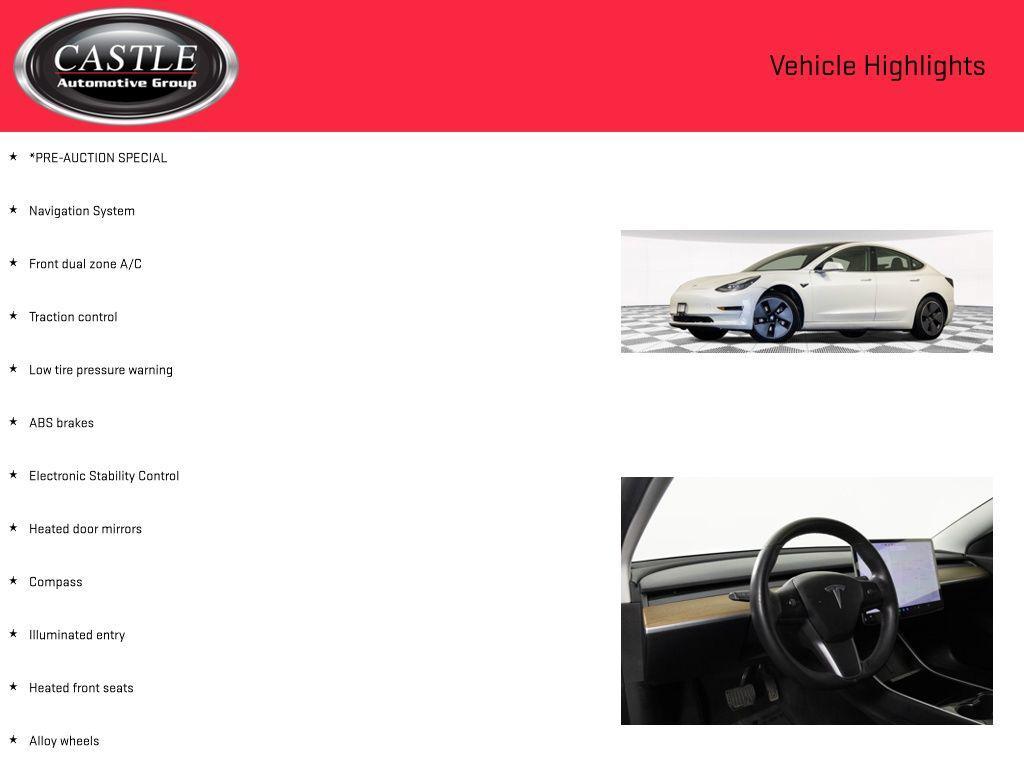 used 2020 Tesla Model 3 car, priced at $16,477