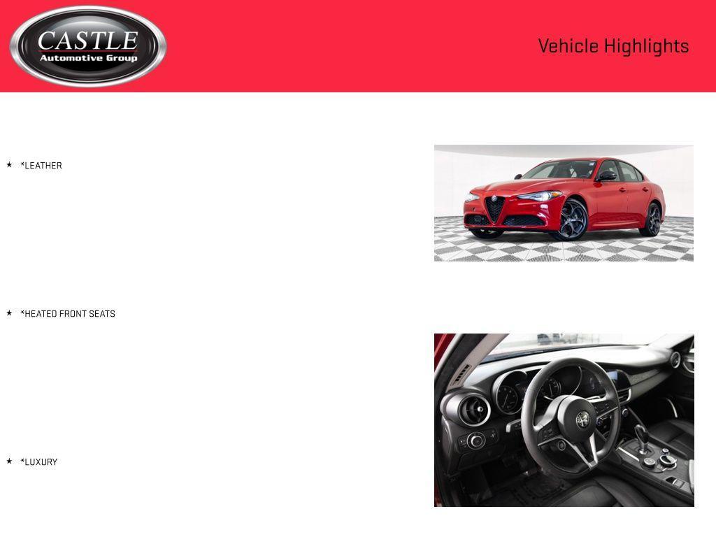used 2018 Alfa Romeo Giulia car, priced at $20,277