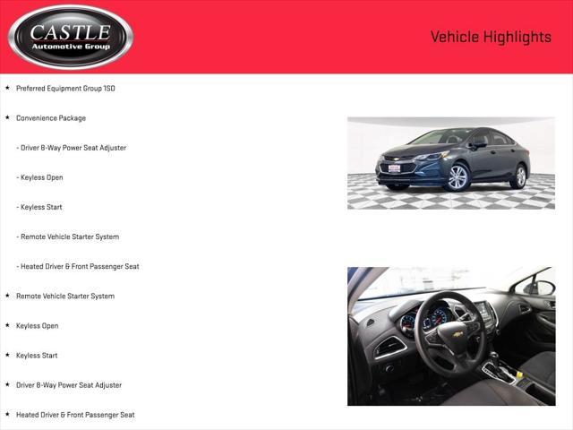 used 2018 Chevrolet Cruze car, priced at $9,677