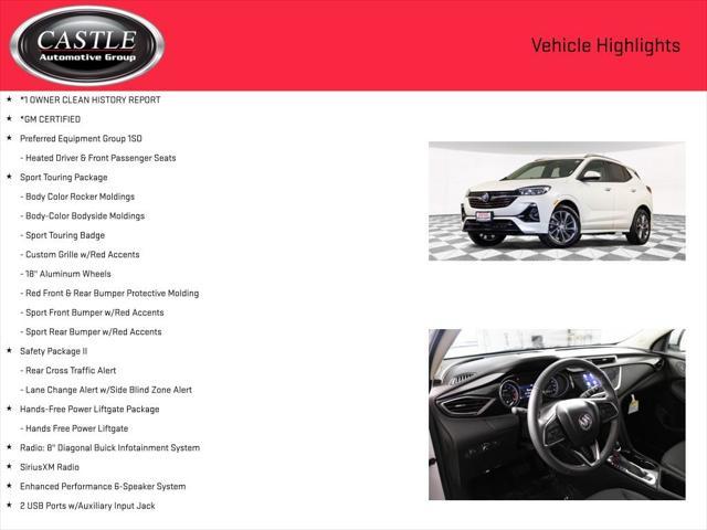 used 2022 Buick Encore GX car, priced at $20,877