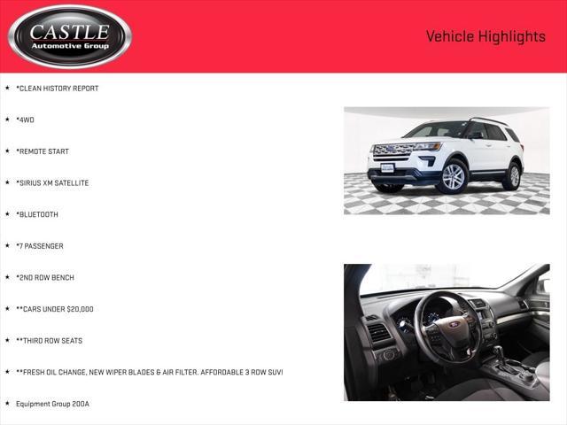 used 2019 Ford Explorer car, priced at $14,977