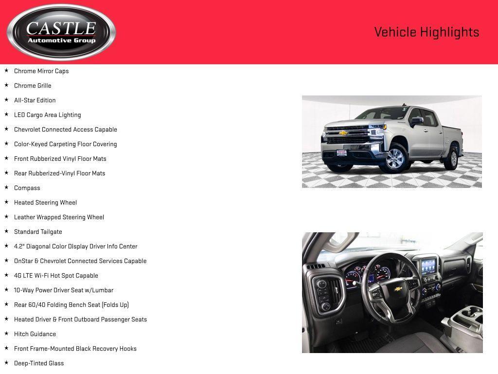 used 2021 Chevrolet Silverado 1500 car, priced at $30,850