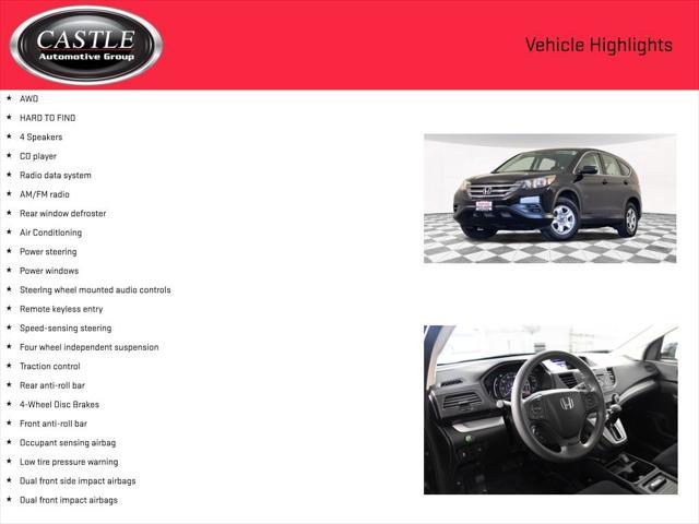 used 2014 Honda CR-V car, priced at $16,277