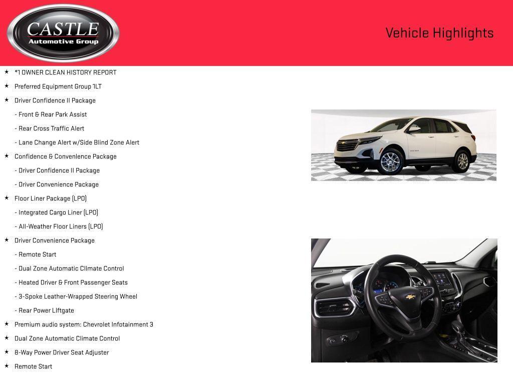 used 2022 Chevrolet Equinox car, priced at $22,025