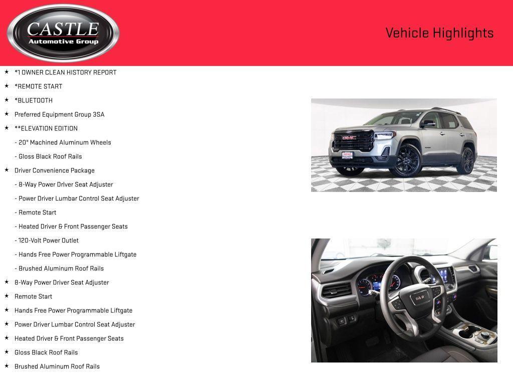 used 2023 GMC Acadia car, priced at $28,000