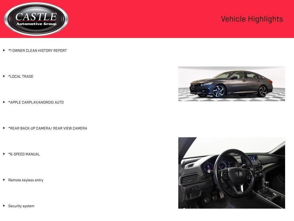 used 2018 Honda Accord car, priced at $19,529