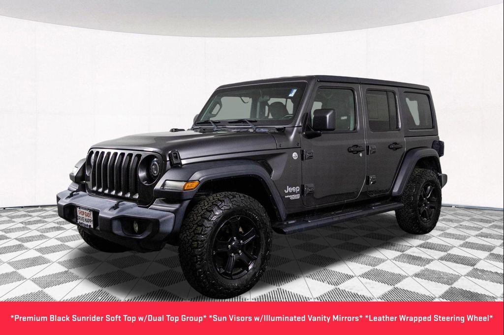 used 2019 Jeep Wrangler Unlimited car, priced at $18,577