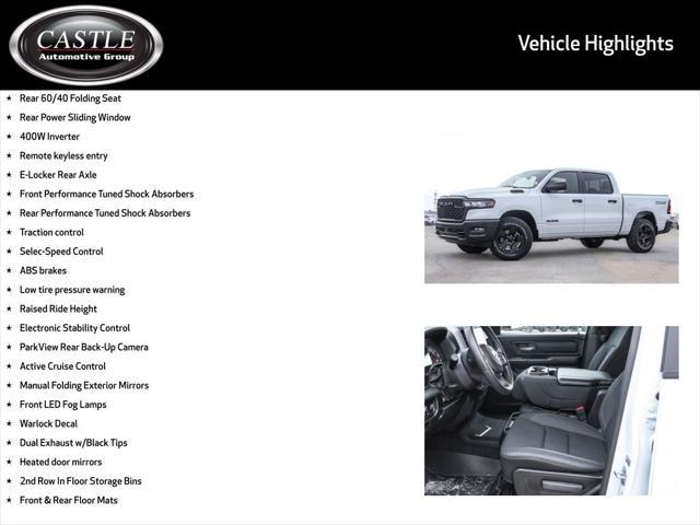 new 2025 Ram 1500 car, priced at $45,125