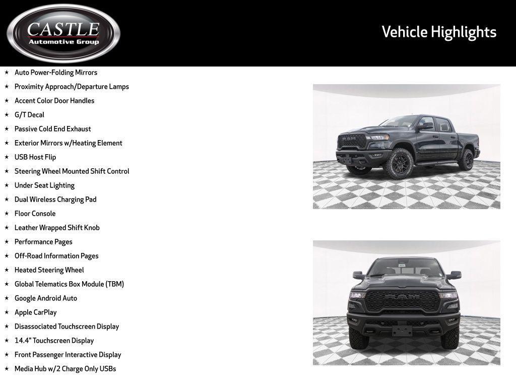 new 2026 Ram 1500 car, priced at $63,817