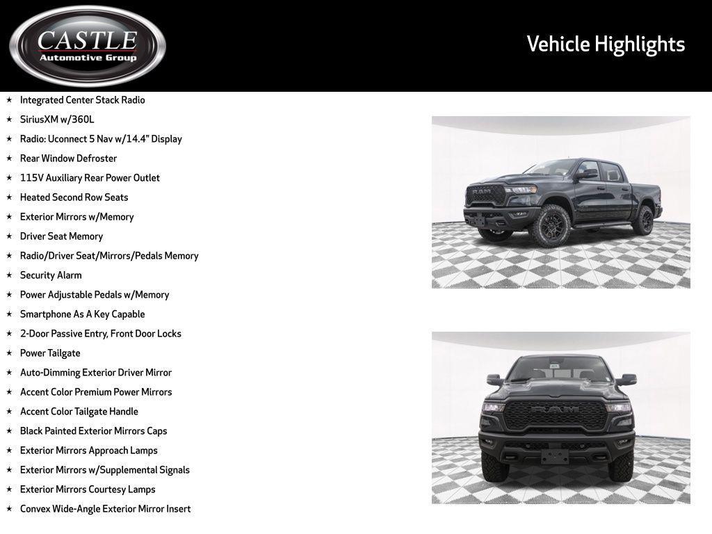 new 2026 Ram 1500 car, priced at $63,817
