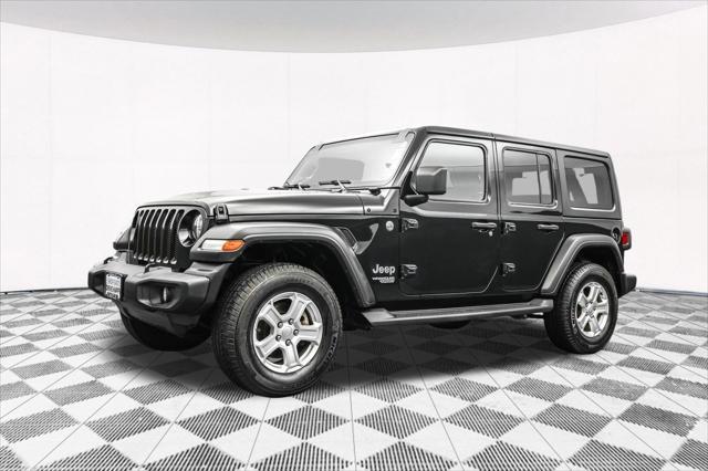 used 2021 Jeep Wrangler Unlimited car, priced at $22,977