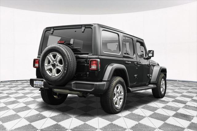 used 2021 Jeep Wrangler Unlimited car, priced at $22,977