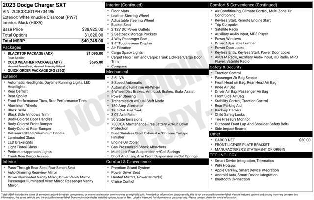 used 2023 Dodge Charger car, priced at $30,977