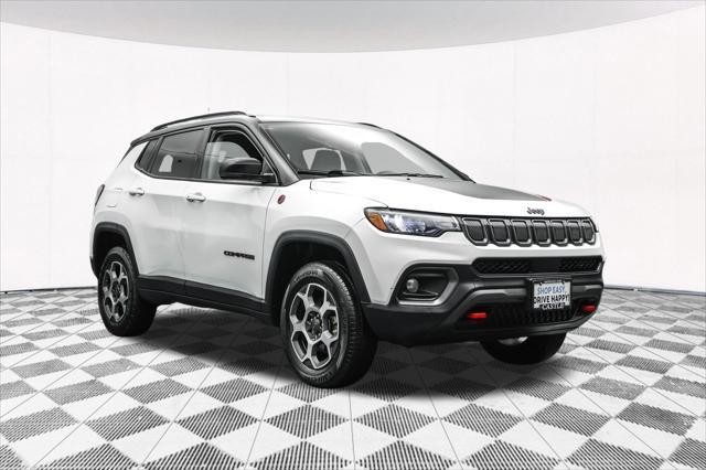 used 2022 Jeep Compass car, priced at $22,377