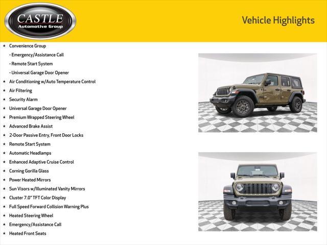 new 2025 Jeep Wrangler car, priced at $42,233