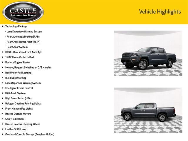 used 2022 Nissan Frontier car, priced at $29,377