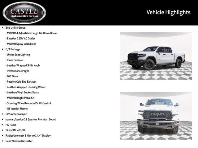 new 2025 Ram 1500 car, priced at $63,579