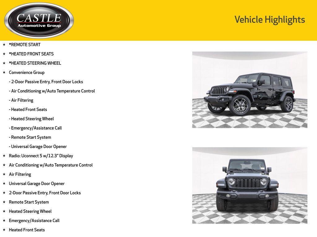 new 2025 Jeep Wrangler 4xe car, priced at $48,169