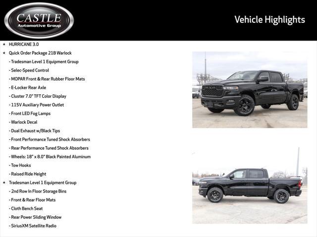 new 2025 Ram 1500 car, priced at $46,638