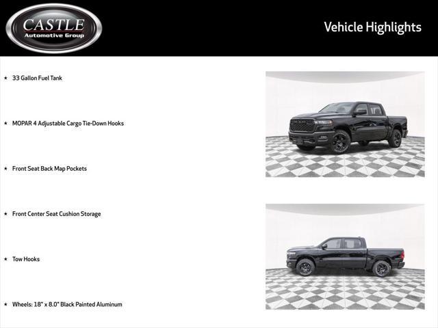 new 2025 Ram 1500 car, priced at $48,960