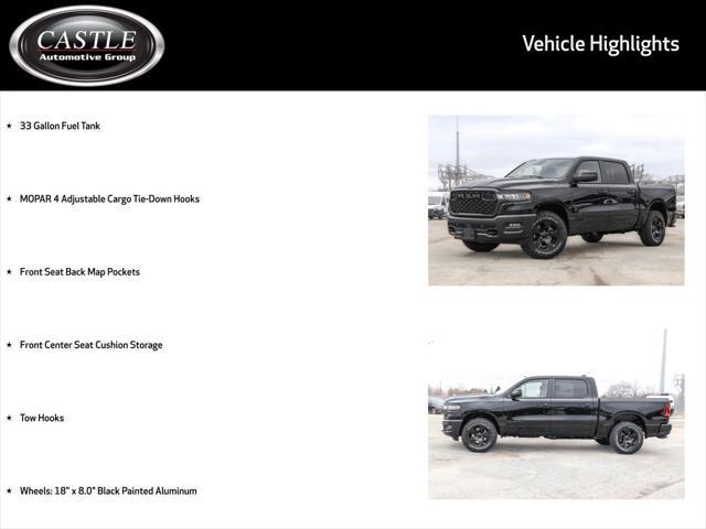 new 2025 Ram 1500 car, priced at $46,638