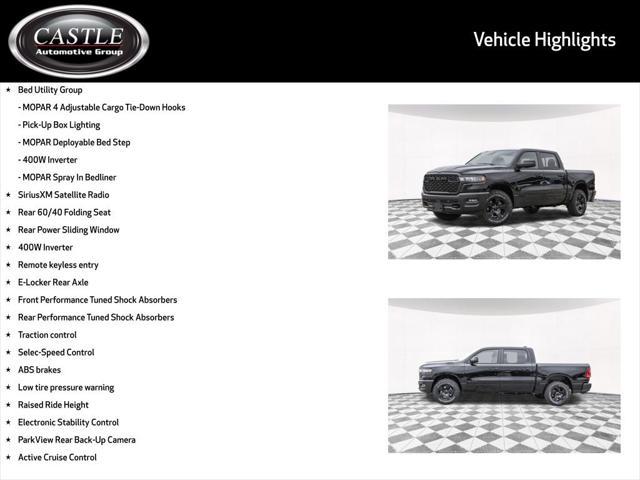 new 2025 Ram 1500 car, priced at $48,960