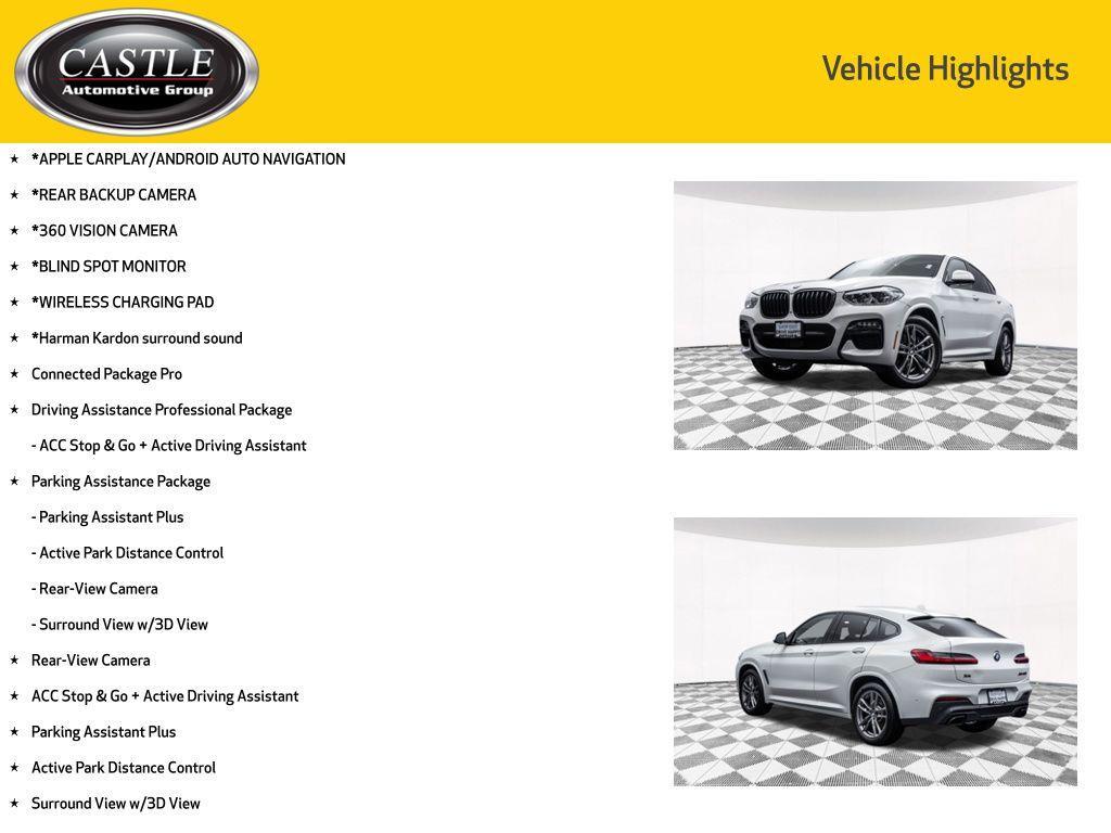 used 2021 BMW X4 car, priced at $36,977