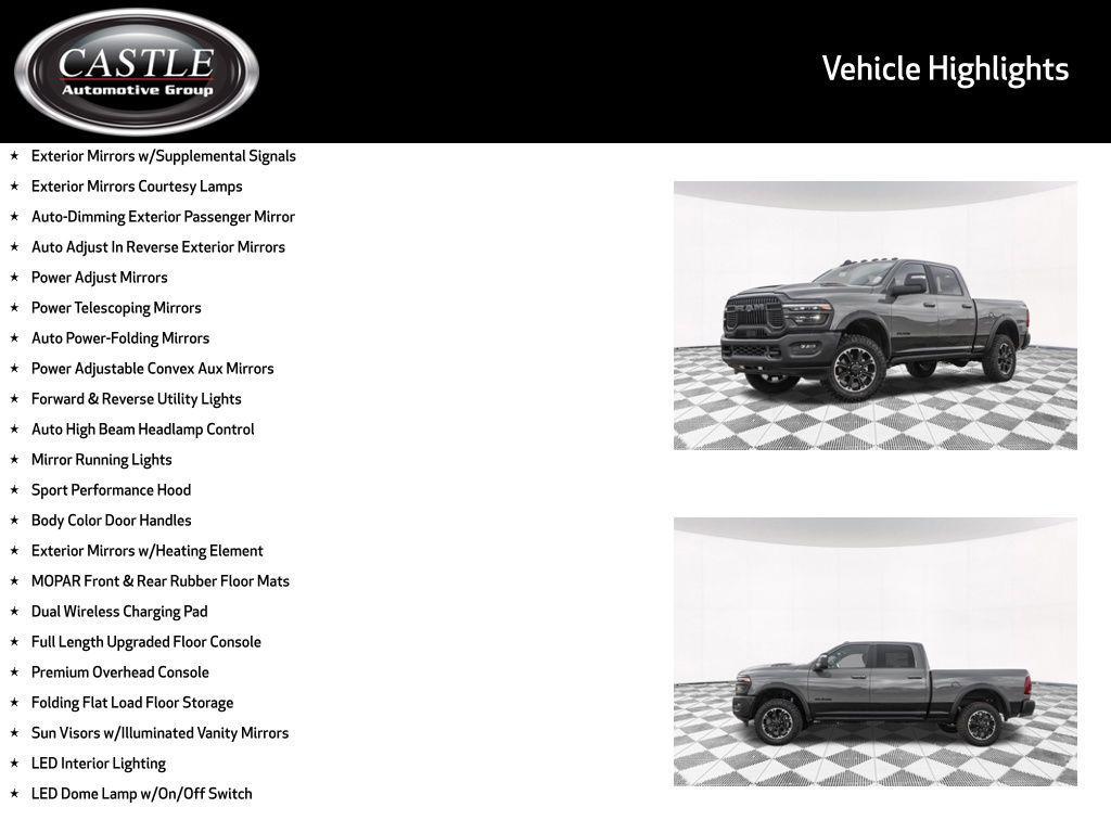 new 2025 Ram 2500 car, priced at $64,500